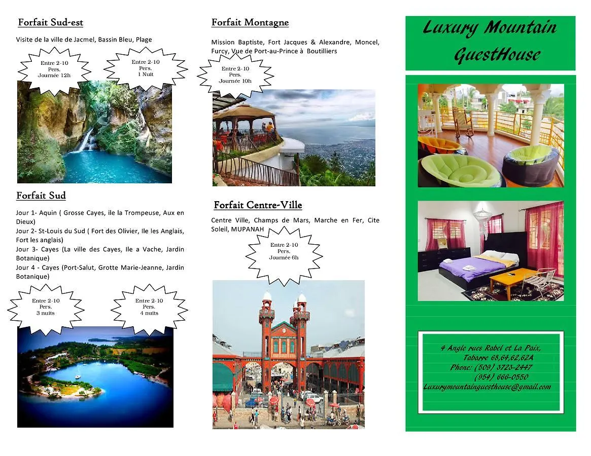 Luxury Mountain Guest House Порт-о-Пренс Гаити